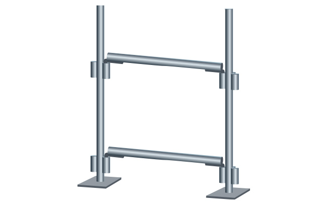 Handrail Post - Temporary Edge Protection Hire Sydney