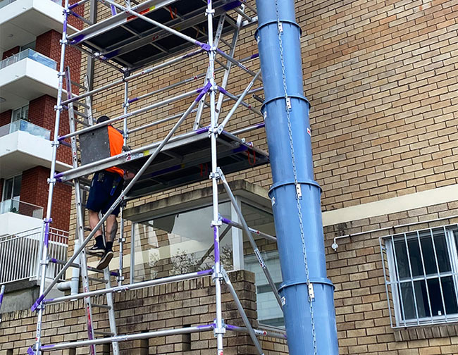Scaffold Stretcher Stairs - Access Edge Protection Sydney