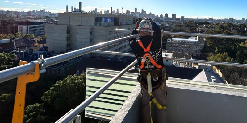 Cladding Upgrade - Camperdown - Edge Protection Hire Sydney