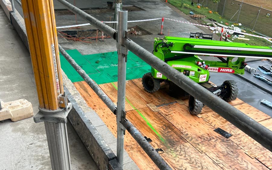 Hire Handrail Post Safety Sydney - Edge Protection