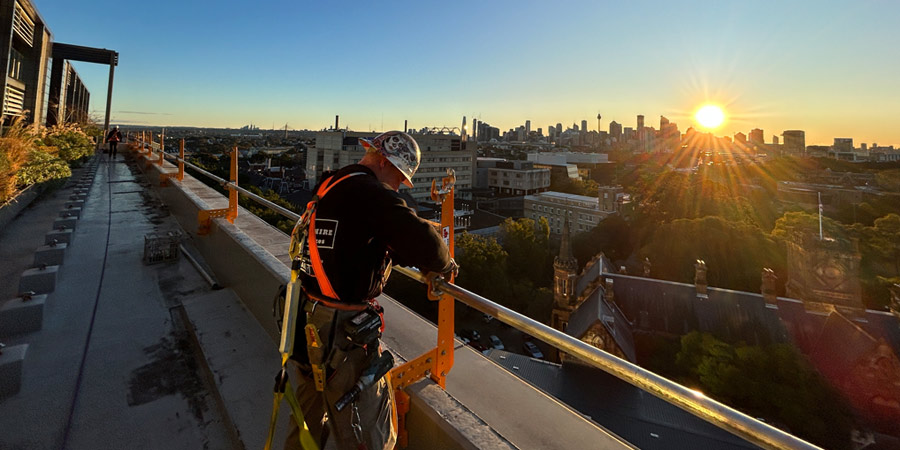 Parapet Edge Protection Sydney - Erilyan Cladding Upgrade