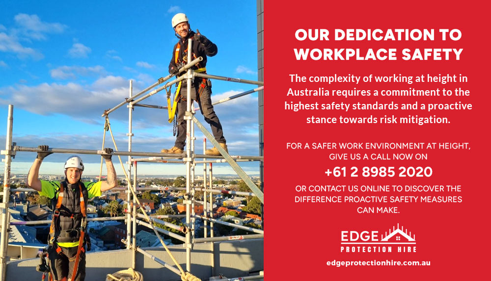 Our Dedication to Workplace Safety Sydney - Edge Protection Hire
