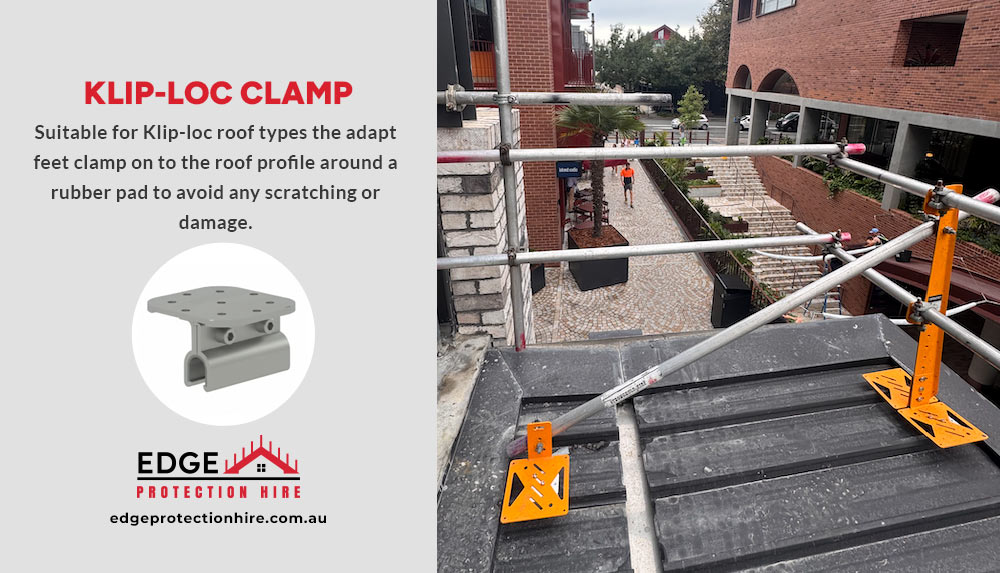 Klip-Loc Clamp - Edge Protection Construction Services Sydney