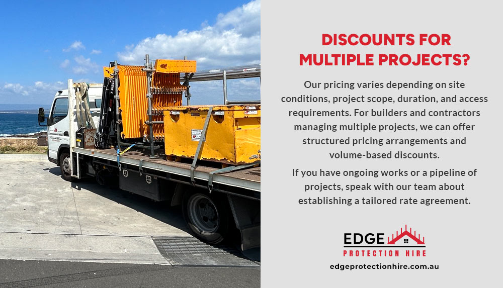 Discounts for Multiple Projects - Edge Protection