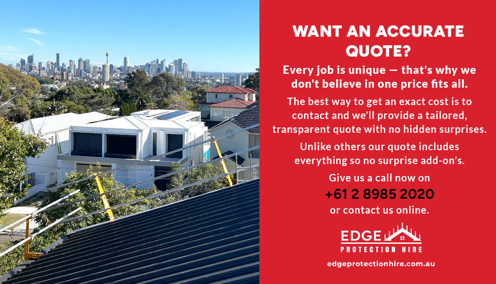 Want an Accurate Quote Edge Protection Sydney