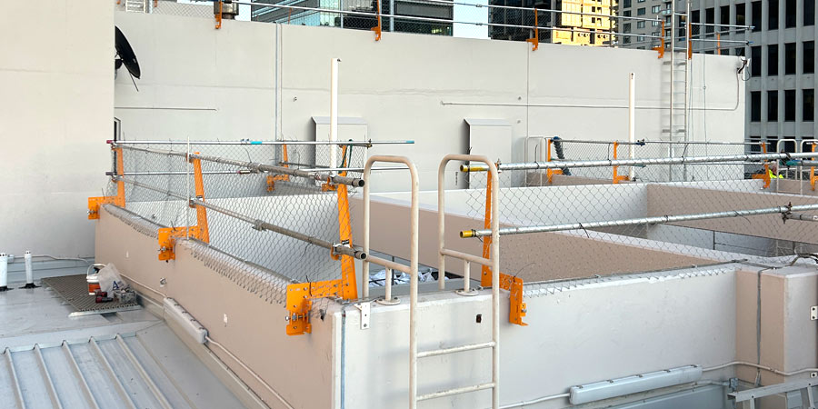 CBD Project - Non-Invasive Parapet Clamp System Edge Protection