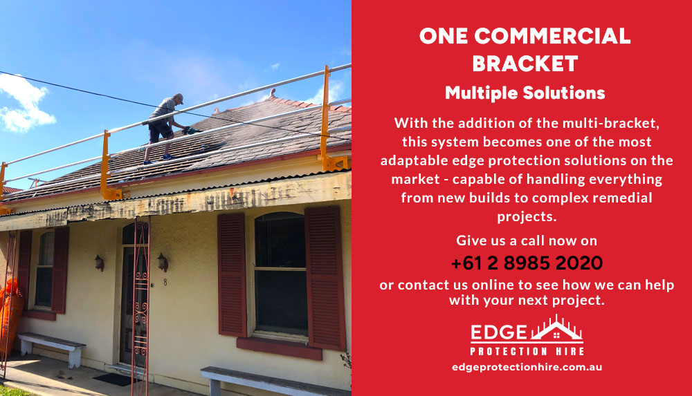 One Commercial Bracket - Multiple Solution - Edge Protection Hire Sydney