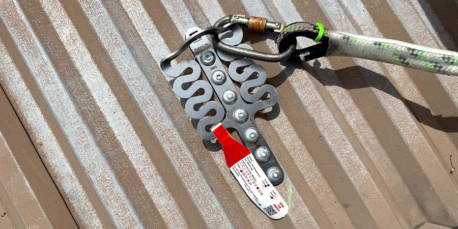 Permanent Safety System Rooftops - FrogLink Anchors with Rivets