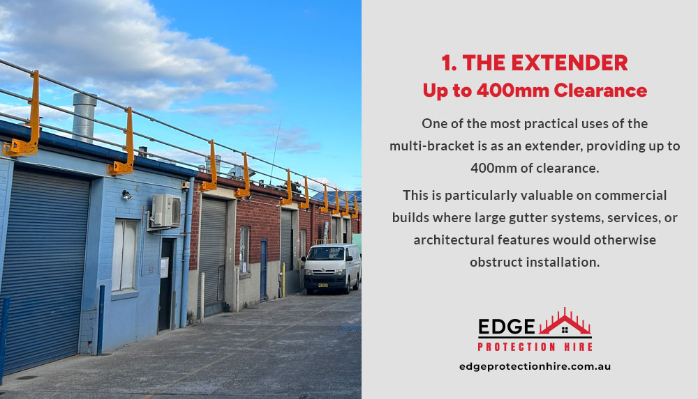 The Extender - Commercial Bracket Edge Protection 400mm Clearance