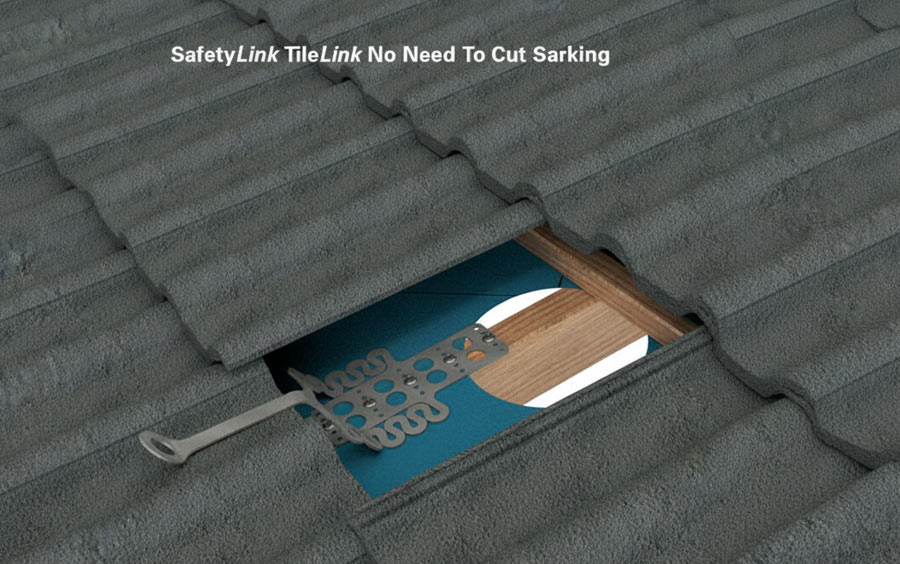 TileLink Anchor Timber Rafters - Edge Protection Hire Sydney
